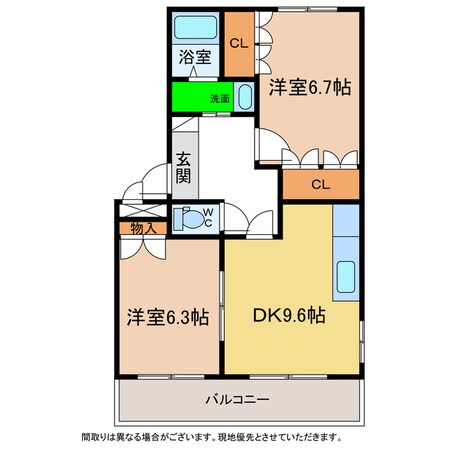 グレイスヴィラの物件間取画像